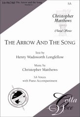 The Arrow and the Song SA choral sheet music cover